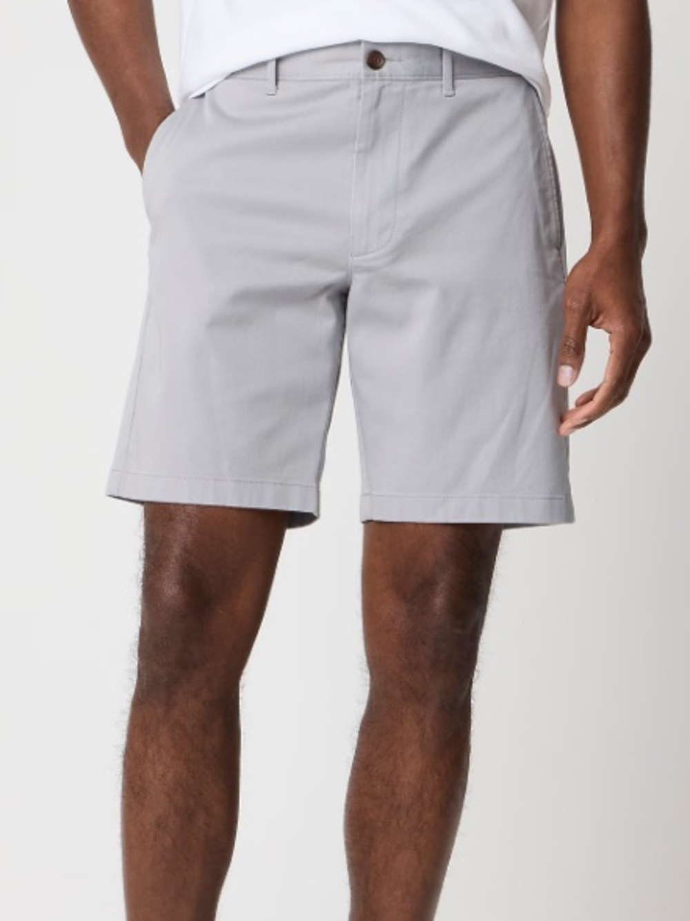 J crew 9" flex chino short Galvanized Grey